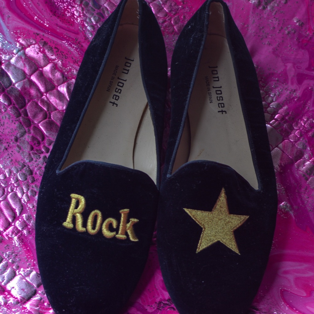 RockStar Jon Josef Velvet Loafers - Picture 4 of 7